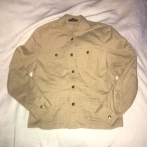 Jones New York Signature, khaki color, jacket, size medium